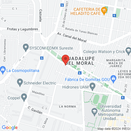 ÉXITO Barber Shop map