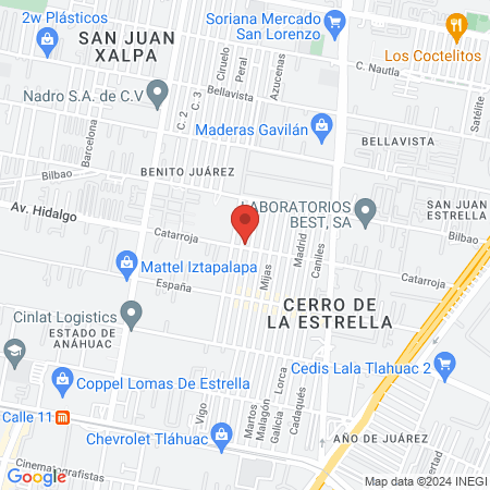 Martínez Burguette Javier Doctor map