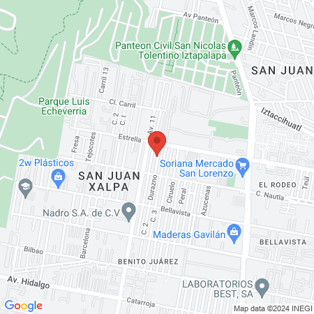 Estica Canina y Felina RANAF map