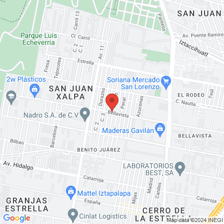 salon de belleza Bellavista map