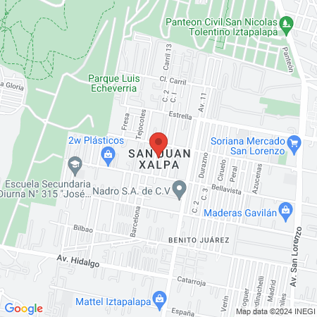 Dra. Stephany Martínez Chávez map