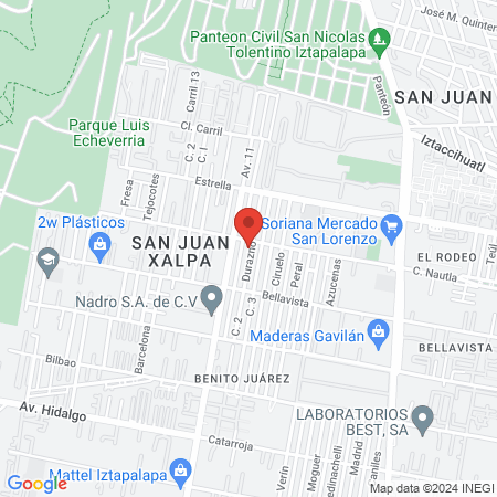 Centro de Atención para Pies map