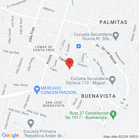Central de Sonrisas. Iztapalapa. DENTISTA map