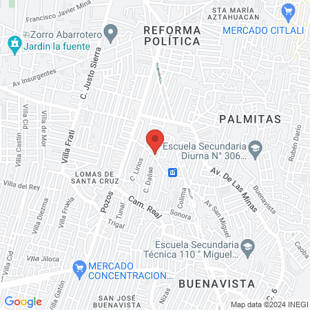 CONSULTORIO DENTAL y RAYOS X map