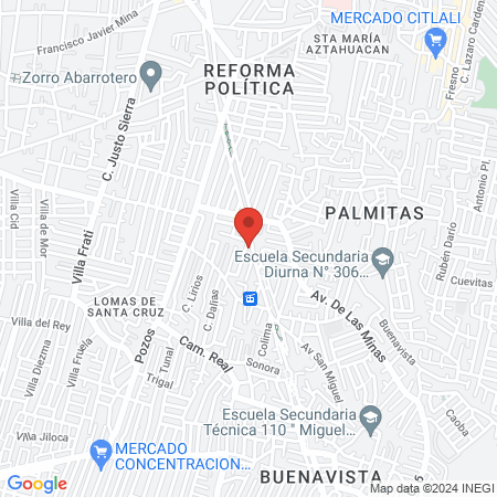 Dra. Karla María Castro Vázquez (Dentista) map