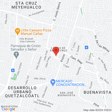 Unidad medica DUQ map