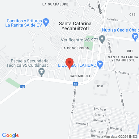 Centro de Salud T-II Santa Catarina Yecahuitzol map