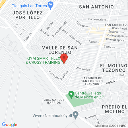 GYM SMART FLEX & CROSS TRAINING map