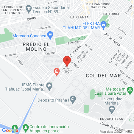 Cirujano Dentista Unam map