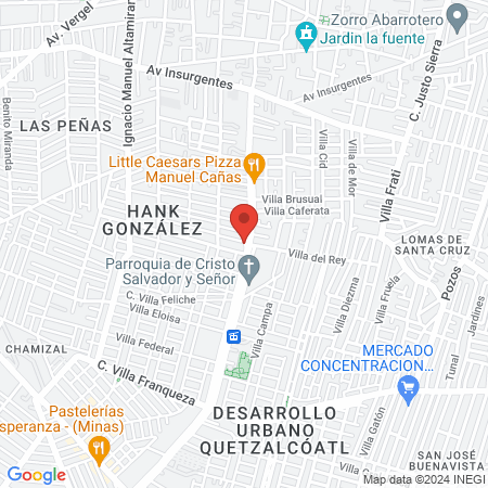 Clínica de Especialidades Odontologicas Oriente map