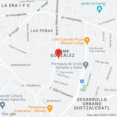 Dra. Laura Micaela Galván Hernández map