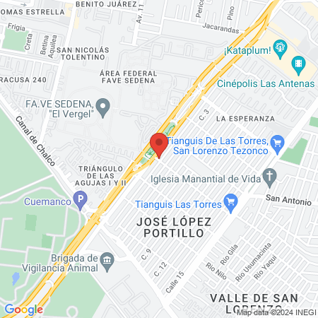 Mafia Barber Shop López Portillo map