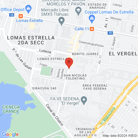 Consultorio dental Lomas map