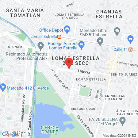 Dentista Lidia Vega Obregón map