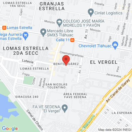 Consultorio Dental Dra Stephanie Coronel Martínez map