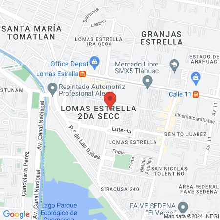 Clínica de Especialidades Médica siracusa 59a map