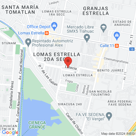 Dr. Zamora Pediatra map