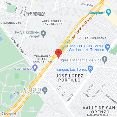 CLINICA MEDICA ASTRID, S.A. DE C.V. map