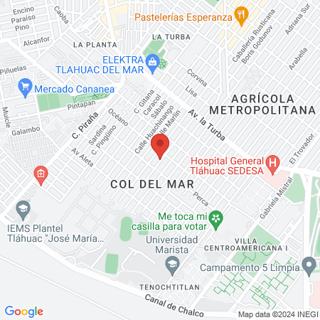 Servicios Veterinarios Candupi map