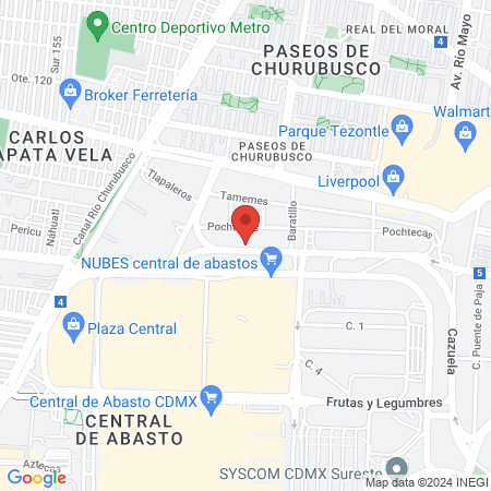 Dra Lorena Castellanos map