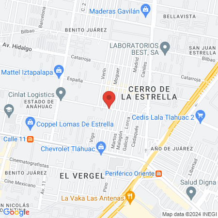 Red Odontológica map