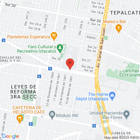 Esperanza Mejía estilista map