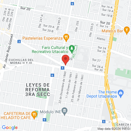 Entre Amigas Spa map