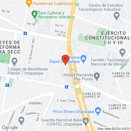 CIRUJANO DENTISTA UNAM map