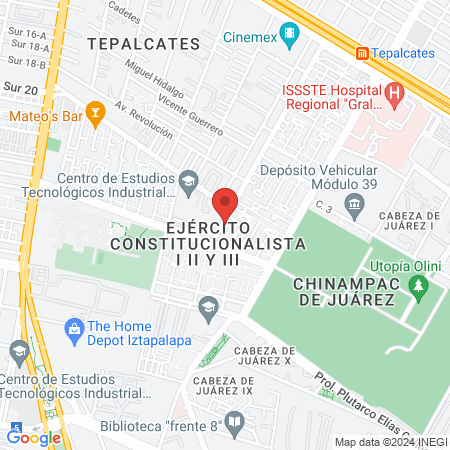 Lilia Tellez Santana Médico General map