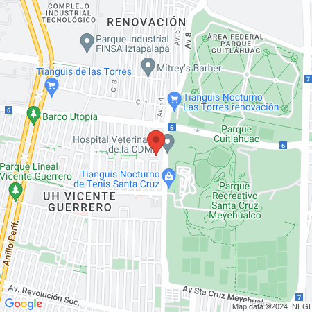 ISSSTE Hospital Regional "Gral. Ignacio Zaragoza" map