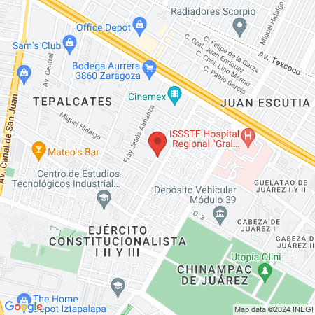 Veterinaria estética canina map