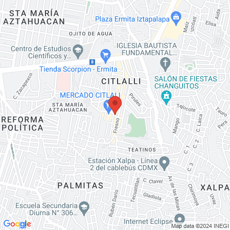 Estudio de Belleza SherAnndy map