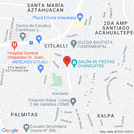 Los Pana's Barbería map
