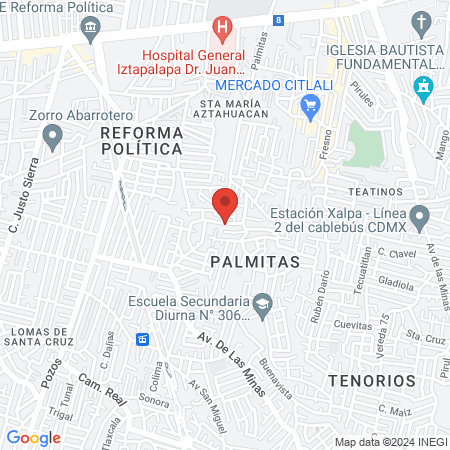 PELUQUERÍA LA MICHOACANA P.UD map