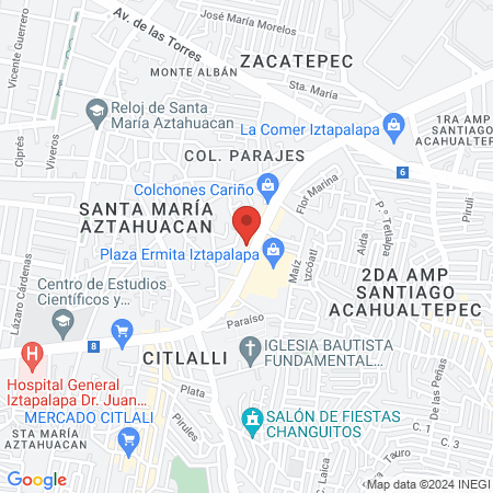 Hospital Ermita map