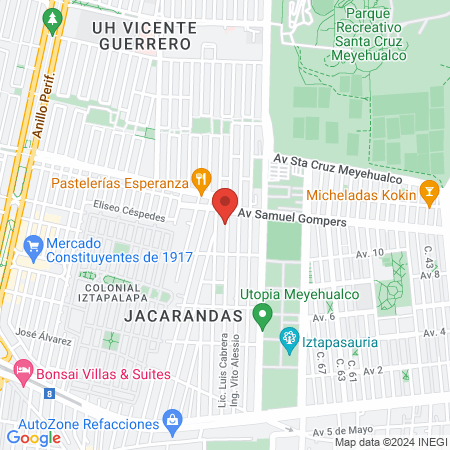 Club deportivo Titanes (karate,kick boxing, gimnasia, hawaiano) map