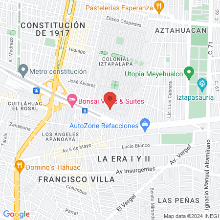 Consultorio Dental Colonial Iztapalapa map