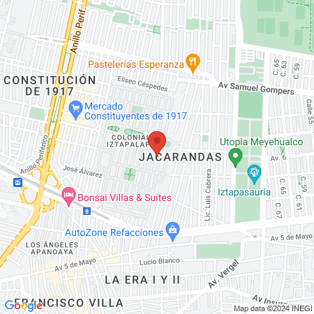 Spine Surgery in Mexico Dr. Raúl López Serna map