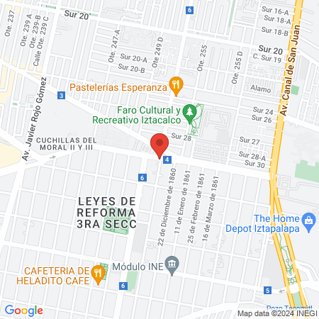 Barbería Marshall map