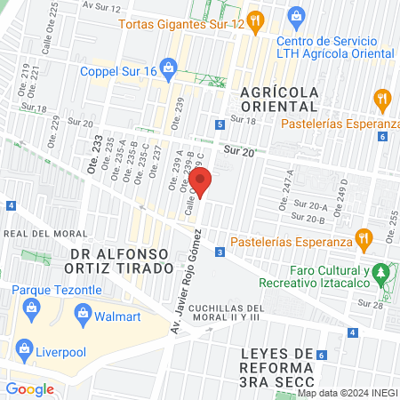 Gym & Fitness Rojo Gomez map