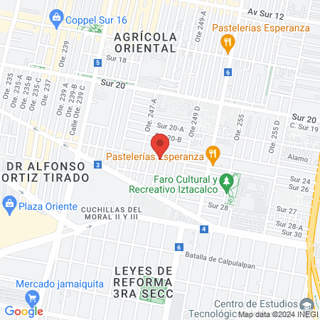 Dentista Ortodoncia Dra Consuelo García Noxpango map
