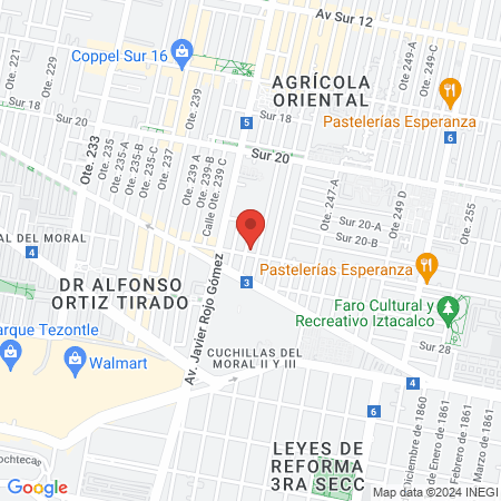 Hospital Veterinario Imagen map