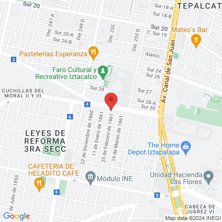 Los Dukes de la Luna Veterinary and Shop map