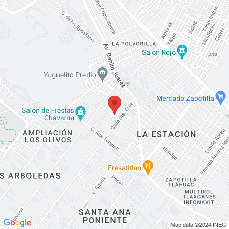 TERAPIAS ALTERNATIVAS NAMASTE map