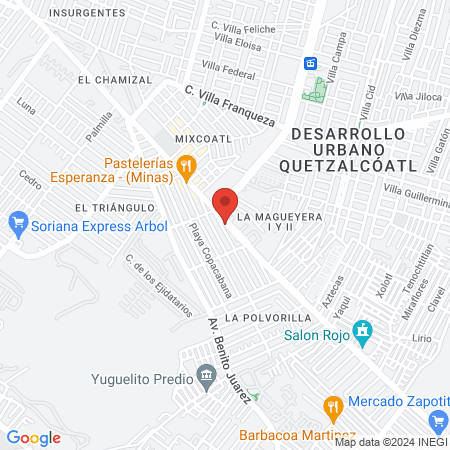 Rykers BMA Iztapalapa map