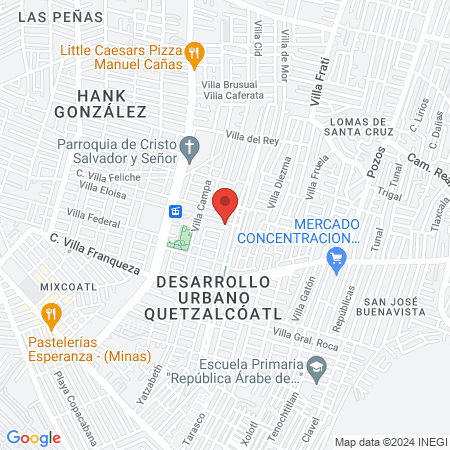 Taekwondo Ollin Quetzalcóatl map