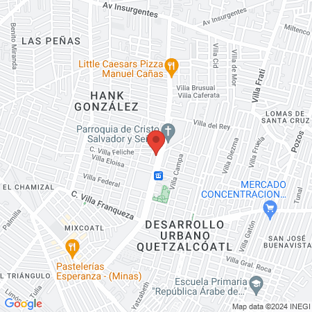 Podologos moreno map