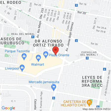 Clínica Dental Sonriwow Iztapalapa map