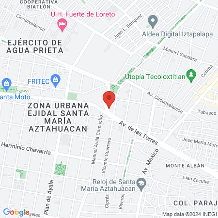 Gimnasios Urbanos 141 map