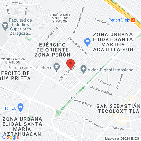 Podólogo Loreto map